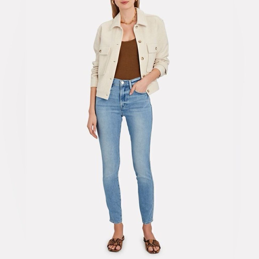 Frame Denim Women’s Le High Skinny High Rise Skinny Jeans - Picture 2 of 8